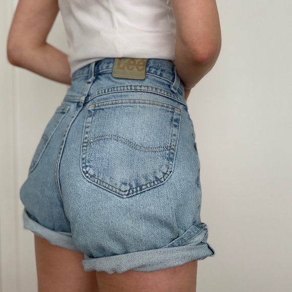 Vintage Pants - Vintage High Rise Jean Shorts